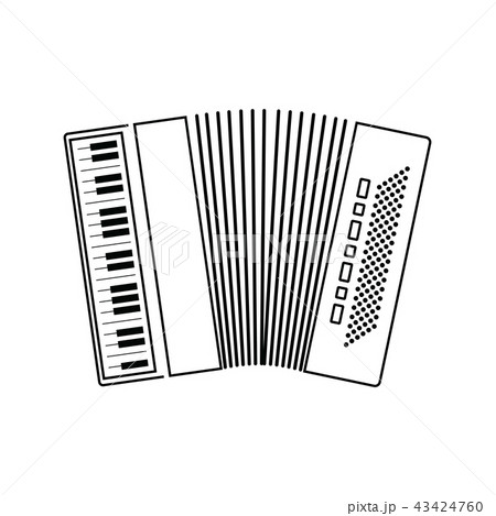 Accordion Iconのイラスト素材