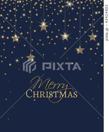 Merry Christmas stars 43424903