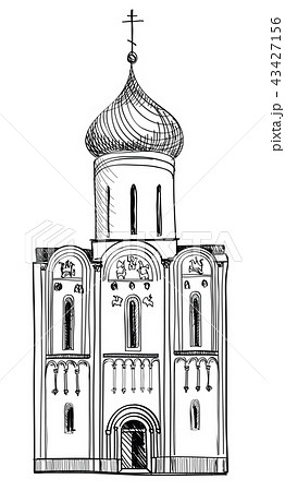 Old russian church Suzdal Russia. Tourist landmark Old russian church Suzdal Russia. Tourist landmark 43427156