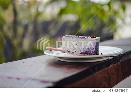 Raw vegan no bake blueberry mousse cake Raw vegan no bake blueberry mousse cake 43427647