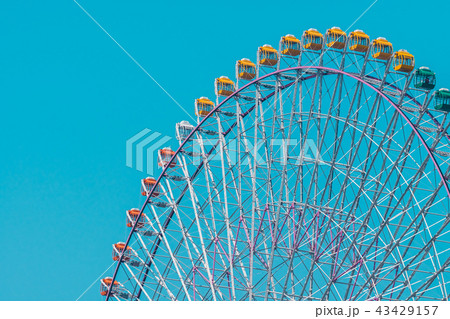 Ferris wheel in amusement park 43429157