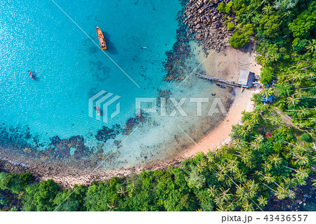 Blue turquoise water sea island summer vacation Blue turquoise water sea island summer vacation 43436557