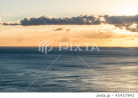 絵画のような南国の夕日/Sunset in Hawaii_2 43437942