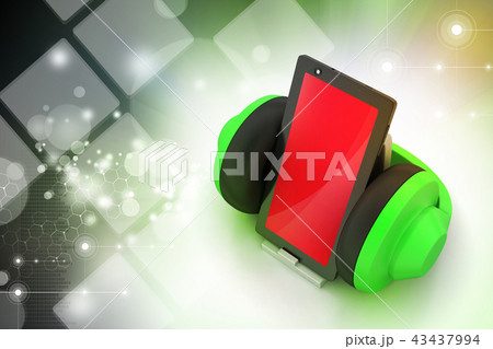 cell phone with headphones cell phone with headphones 43437994