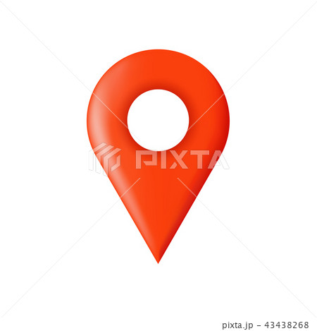 Destination Place Pin Red Place Pointer のイラスト素材