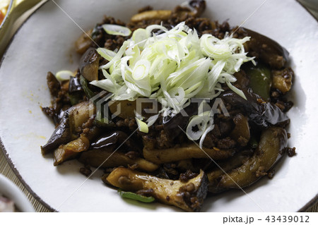 エリンギと茄子の辛味噌炒め 43439012
