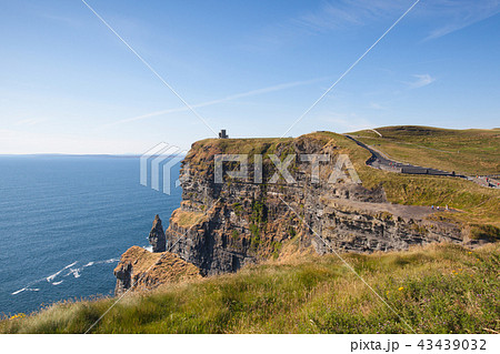 The famous Cliffs of Moher in Ireland The famous Cliffs of Moher in Ireland 43439032