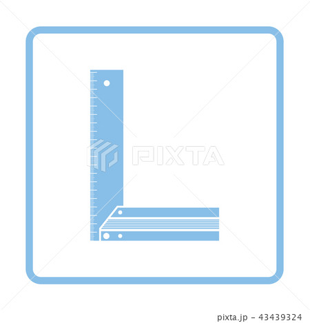 Setsquare icon 43439324