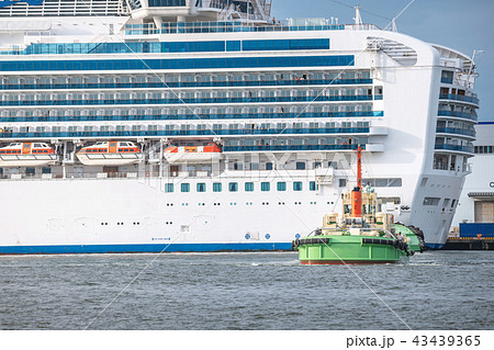 水先案内船と客船 43439365