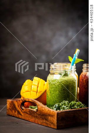 Assortment of smoothies 43440518