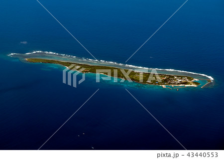 沖縄県 久高島 空撮 沖縄県 久高島 空撮 43440553