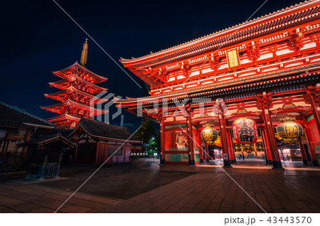 Sensoji is an ancient Buddhist temple Sensoji is an ancient Buddhist temple 43443570