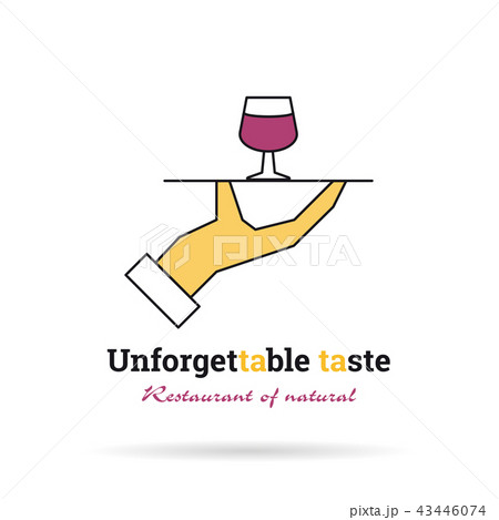 Linear logo - Unforgettable taste 43446074
