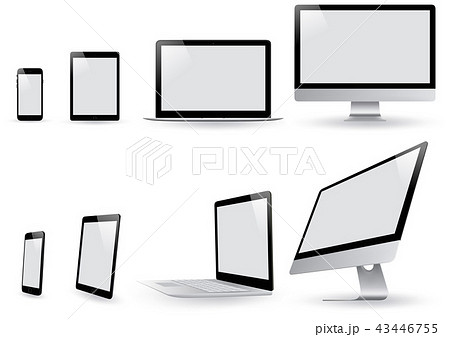 Set Monitors PC, Laptop, Tablet and Phone 43446755