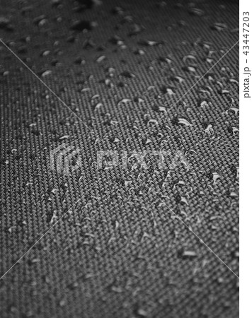 Water drops on fabric texture 43447203