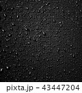 Water drops on fabric texture 43447204