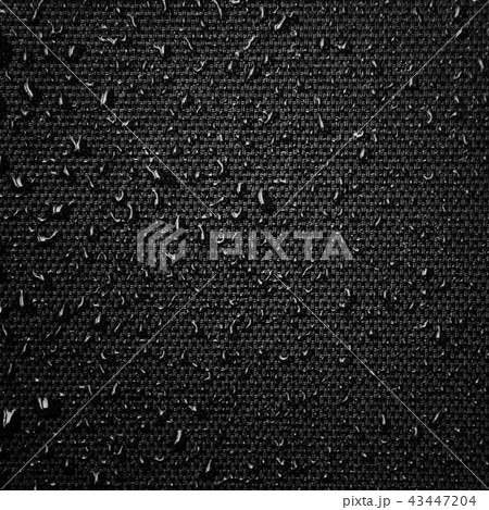 Water drops on fabric texture 43447204