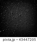 Water drops on fabric texture 43447205
