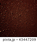 Water drops on fabric texture 43447209