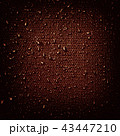 Water drops on fabric texture 43447210