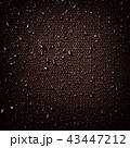 Water drops on fabric texture 43447212