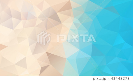 vector polygonal background blue beige 43448273