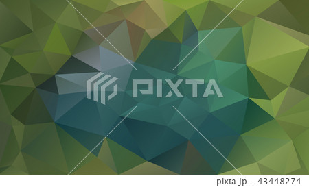 vector polygonal background - green colored 43448274