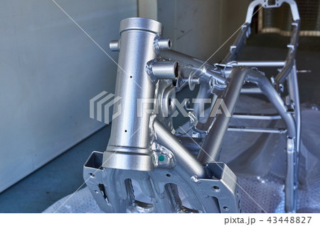 オートバイ　フレーム　粉体塗装 43448827