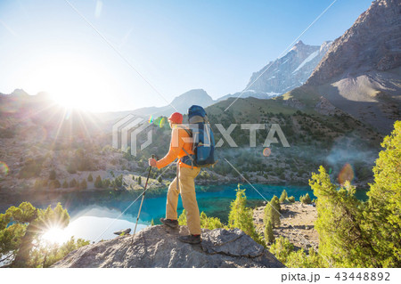 Hike in Fann mountains Hike in Fann mountains 43448892