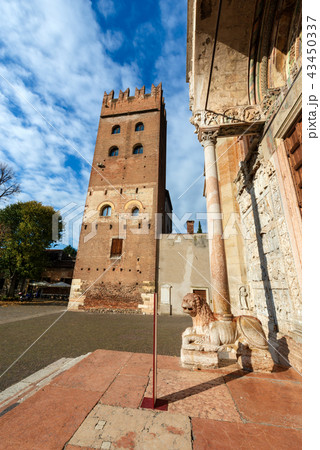 Entrance of the Basilica of San Zeno Verona Italy 43450337