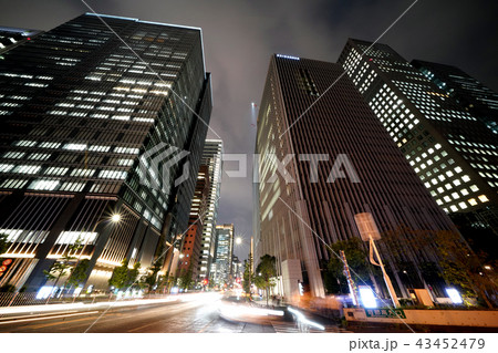 日本の東京都市景観 大手町のオフィス街(経団連)などを望む 日本の東京都市景観 大手町のオフィス街(経団連)などを望む 43452479