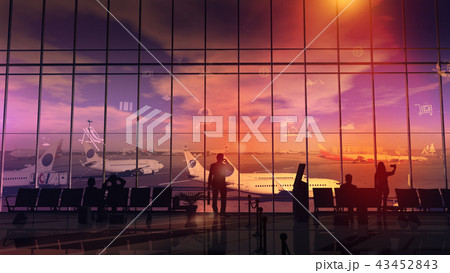 Travel by plane in summer 43452843