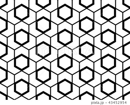 The geometric pattern with lines. Seamless vector The geometric pattern with lines. Seamless vector 43452954