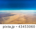 Egypt view from the airplane desert mountains. 43453060