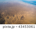 Egypt view from the airplane desert mountains. 43453061