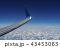 Sky and cloud seen through window of an aircraft 43453063