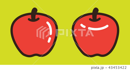 apple vector logo icon fruit character cartoon 43453422