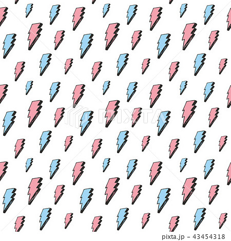 Lightning seamless pattern vector illustration. Lightning seamless pattern vector illustration. 43454318