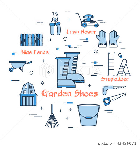 06 Blue GARDENING -Garden Shoes 06 Blue GARDENING -Garden Shoes 43456071