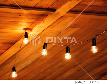 Vintage light bulbs with glower filament. Vintage light bulbs with glower filament. 43456802