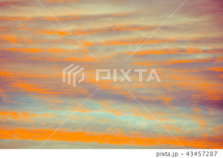 blue and orange sky clouds at sunset or sunrise. blue and orange sky clouds at sunset or sunrise. 43457287