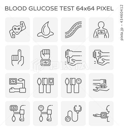 blood test icon blood test icon 43460412