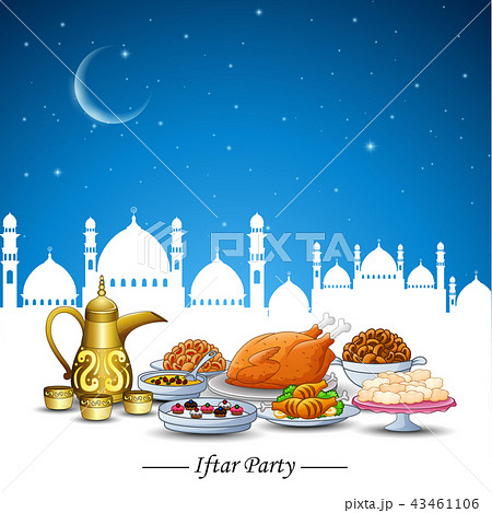 delicious dishes for Iftar party 43461106