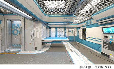 基地通路のイラスト素材