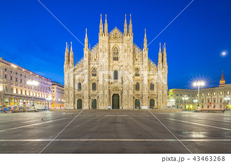 Milan Cathedral from the square in Milan, Italy 43463268