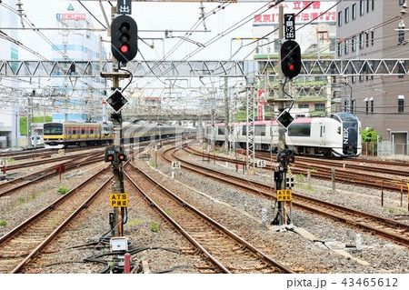 千葉駅　成田エクスプレスと総武線各駅停車 43465612
