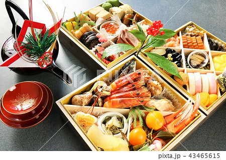 新年のおせち料理 43465615