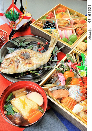 新年のおせち料理 43465621
