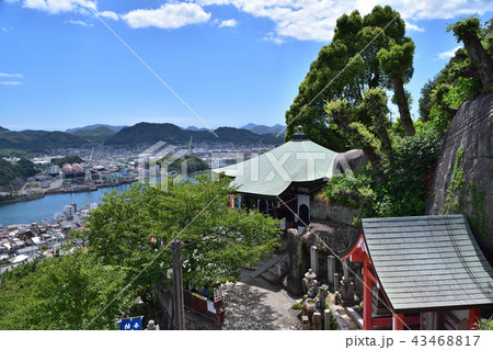 千光寺から見た尾道水道と向島 43468817
