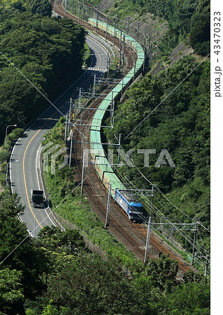 長い貨物列車 43470323
